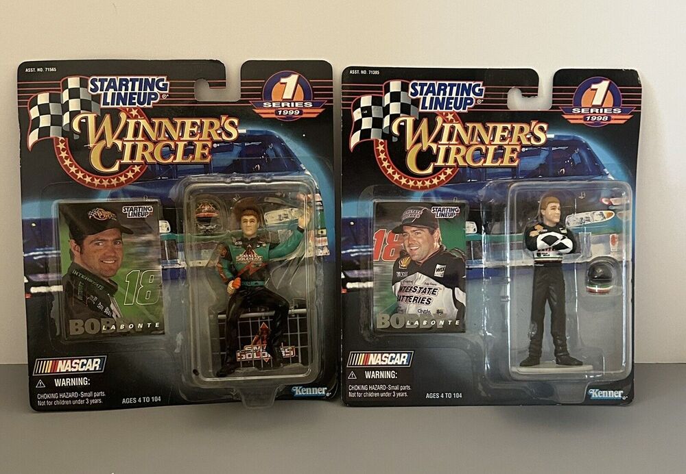 NASCAR Starting Lineup Winners Circle Bobby Labonte #18 Series 1 Lot of 2 NOS